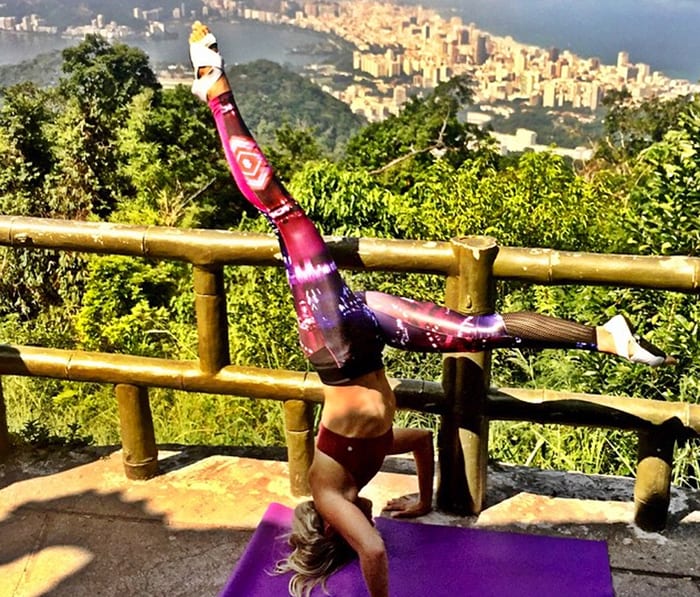 Executando Yoga Esportes Capri Levantamento de bunda - Temu Portugal